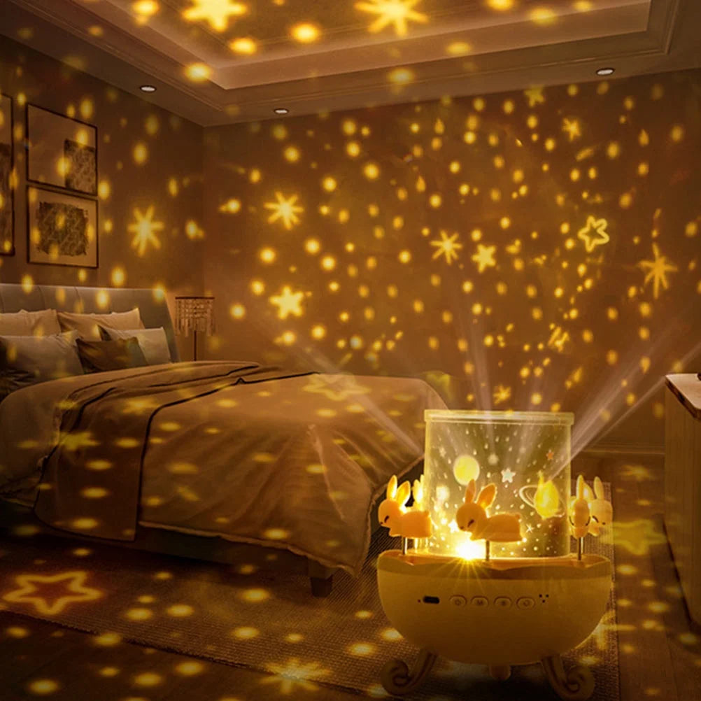 Proyector de Estrellas Hada Mágica ✨ – Luz Nocturna Infantil de Ensueño