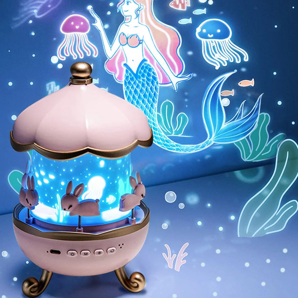 Proyector de Estrellas Hada Mágica ✨ – Luz Nocturna Infantil de Ensueño