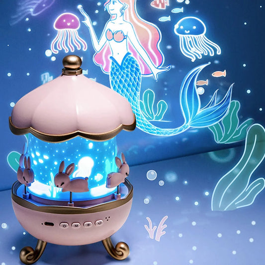 Proyector de Estrellas Hada Mágica ✨ – Luz Nocturna Infantil de Ensueño