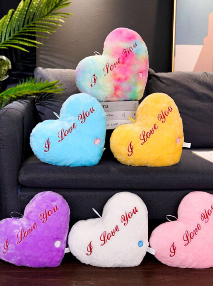 Corazón Luminoso: Peluche en Forma de Corazón con Luces LED para Momentos Mágicos.