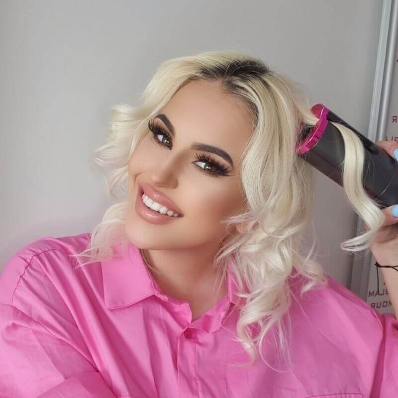 Rizadora de cabello automatica