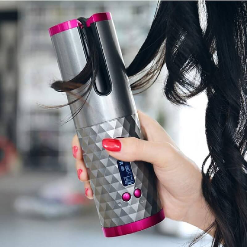 Rizadora de cabello automatica