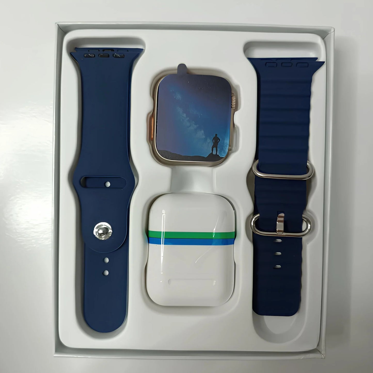 PACK SMARTWATCH I8 ULTRA + AUDÍFONOS BLUETOOTH