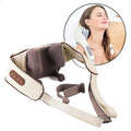 Masajeador shiatsu con correas ajustables para el cuello y hombros