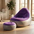 Sillón inflable morado premium